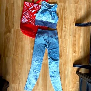 Lululemon Ebb to train Bra & Ebb to Street pants